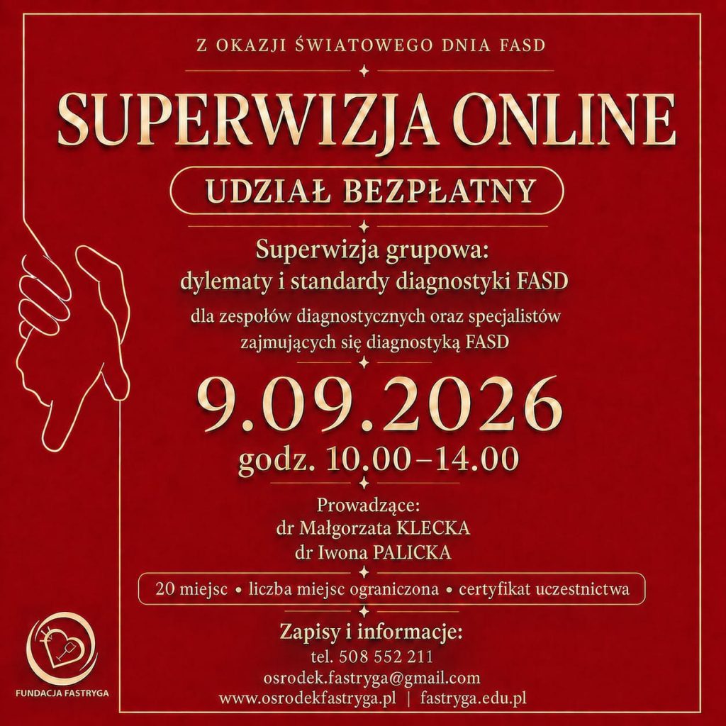9.09.2026 Z OKAZJI ŚWIATOWEGO DNIA FASD: BEZPŁATNA SUPERWIZJA ONLINE DLA ZESPOŁÓW DIAGNOSTYCZNYCH FASD
